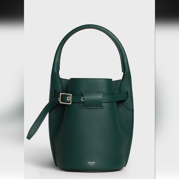 Celine Nano Bucket Bag - Amazone (Dark Teal), Silver - Picture 14 of 16